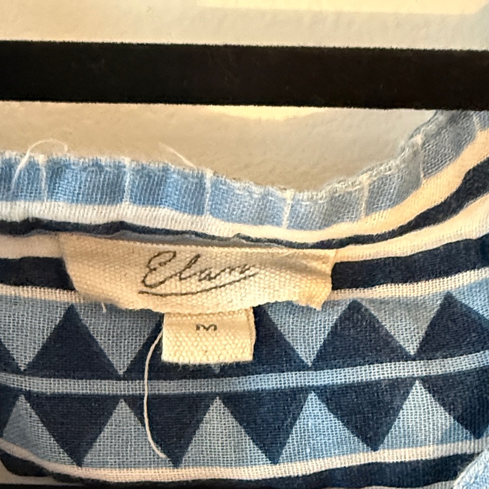 Elan Blue and White Striped Mini Dress - Picture 2 of 5